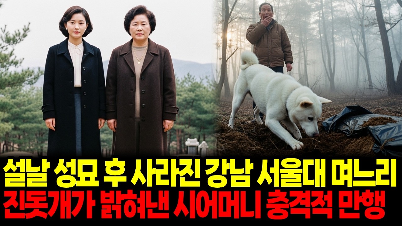 1993년 설날 성묘 후 사라진 강남 서울대 며느리, 15년 후 근처 야산 땅속에서 주인과 산책하던 진돗개가 밝혀낸  충격적 범행...