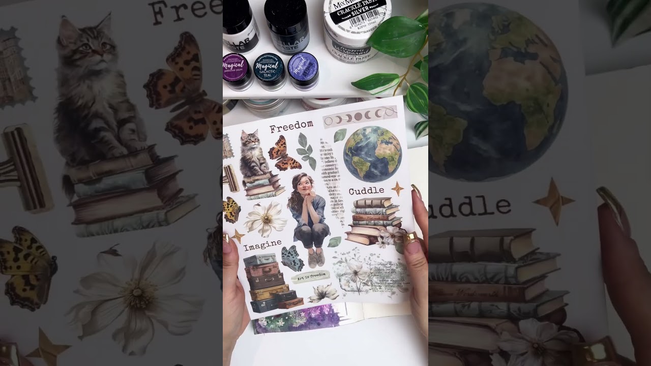 SECRET DIARY journal page tutorial by @suchijournalive  #journaling