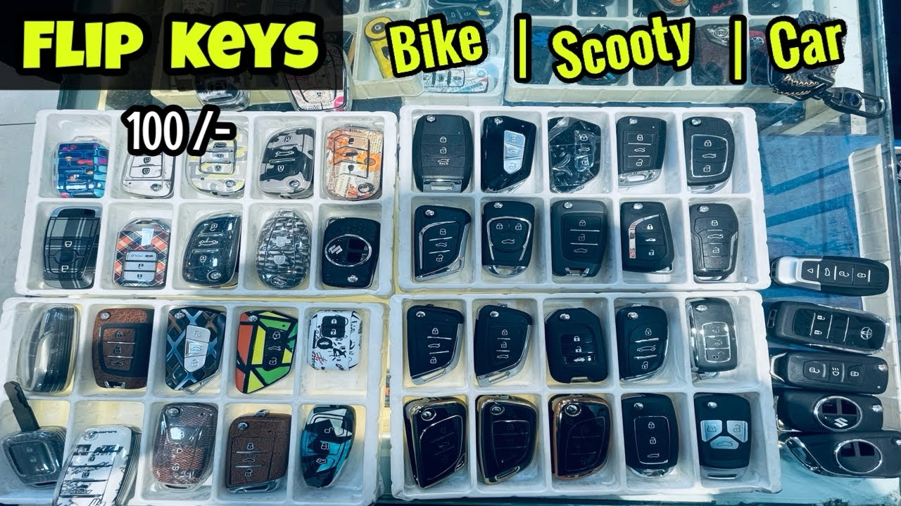 FLIP KEY For BIKE /SCOOTY and CAR ♥️ | Car Key | Car Key Programming |