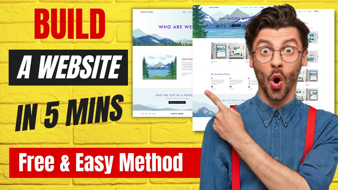 Create Website Fast and Quick | How to Build a Website in 5 Minutes