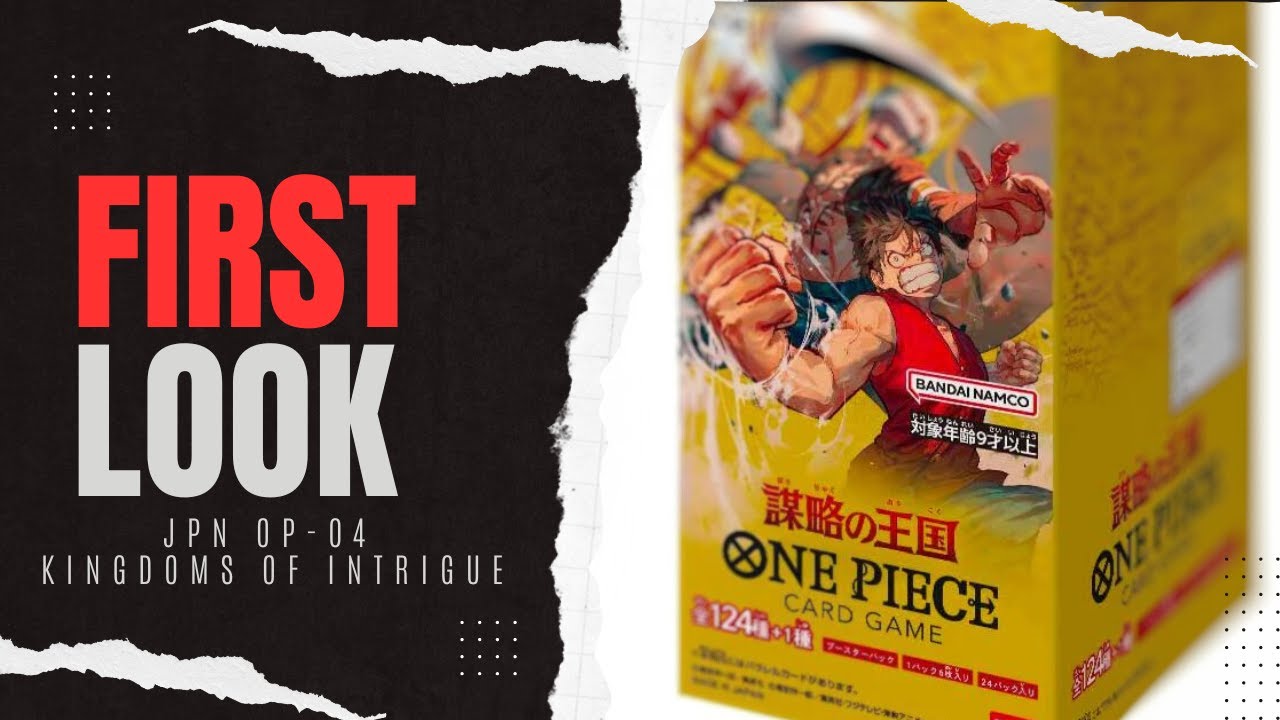 * LET'S HAVE A FIRST LOOK AT JPN OP-04!! * - One Piece Card Game + GIVEAWAY!!!