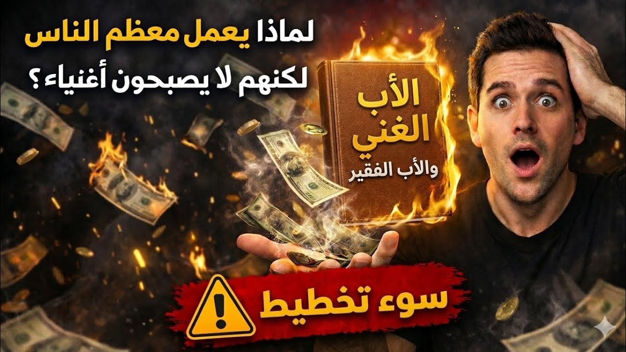 لماذا يعمل معظم الناس طوال حياتهم..ولا يصبحون أغنياء؟