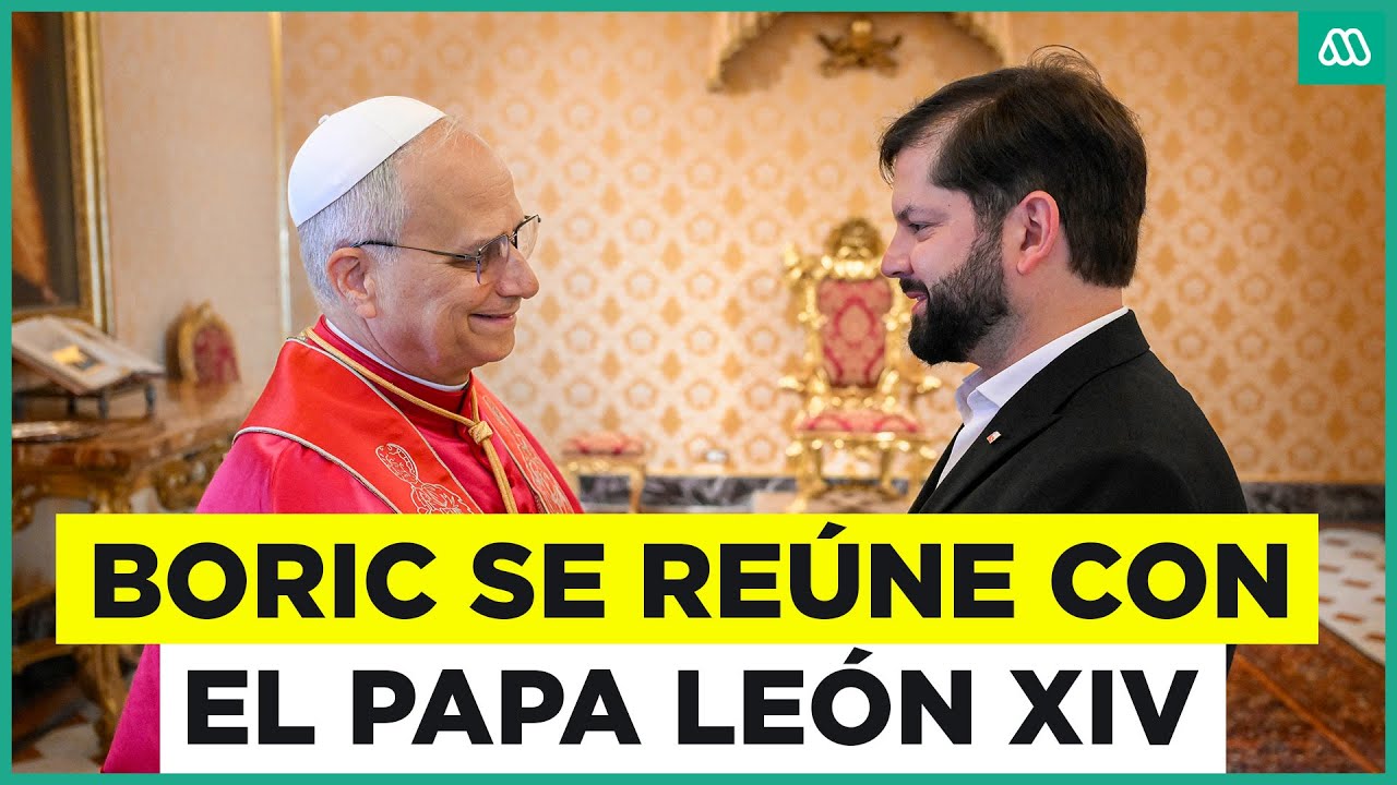 Encuentro bilateral entre el presidente Gabriel Boric y el papa León XIV