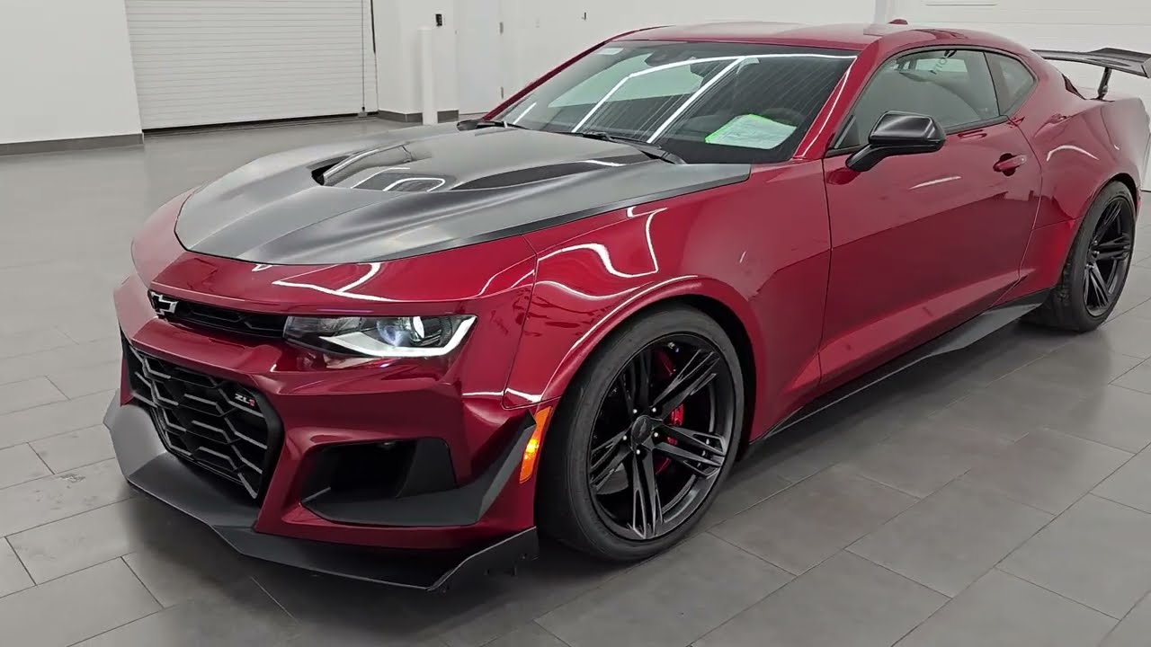 2021 CHEVY CAMARO ZL1 1LE EXTREME TRACK PACK WILD CHERRY 4K WALKAROUND 14799Z SOLD!