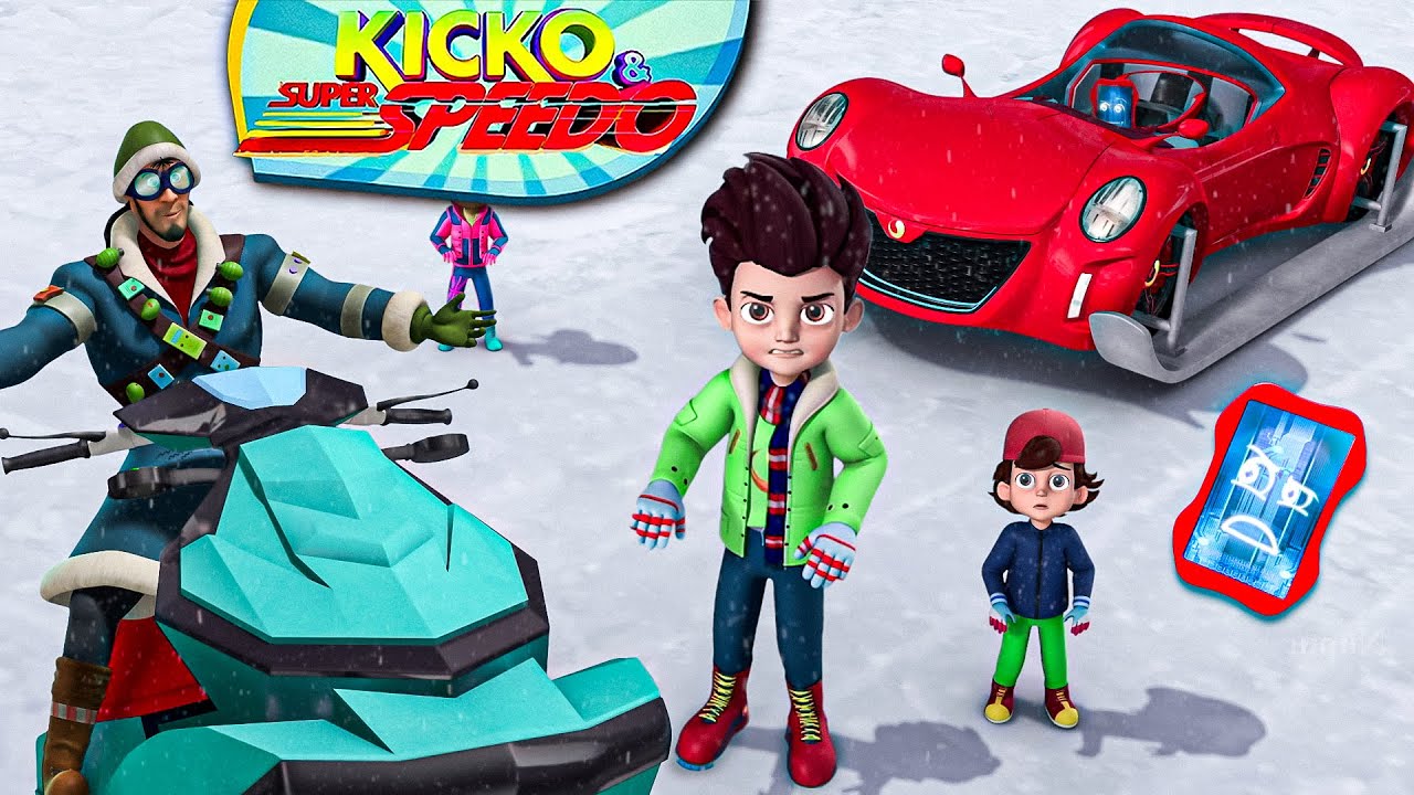 बॉम बाज ने की Uranium Road की चोरी | Kicko & Super Speed | हिंदी कार्टून | Action-Packed Cartoon