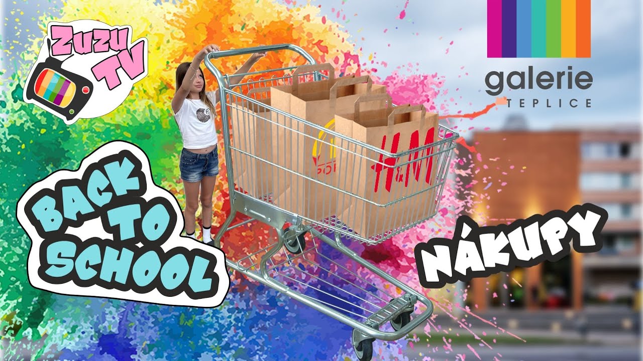BACK TO SCHOOL NÁKUPY! 🎒📚 Co jsme pořídili v Galerii Teplice? 🛍✨