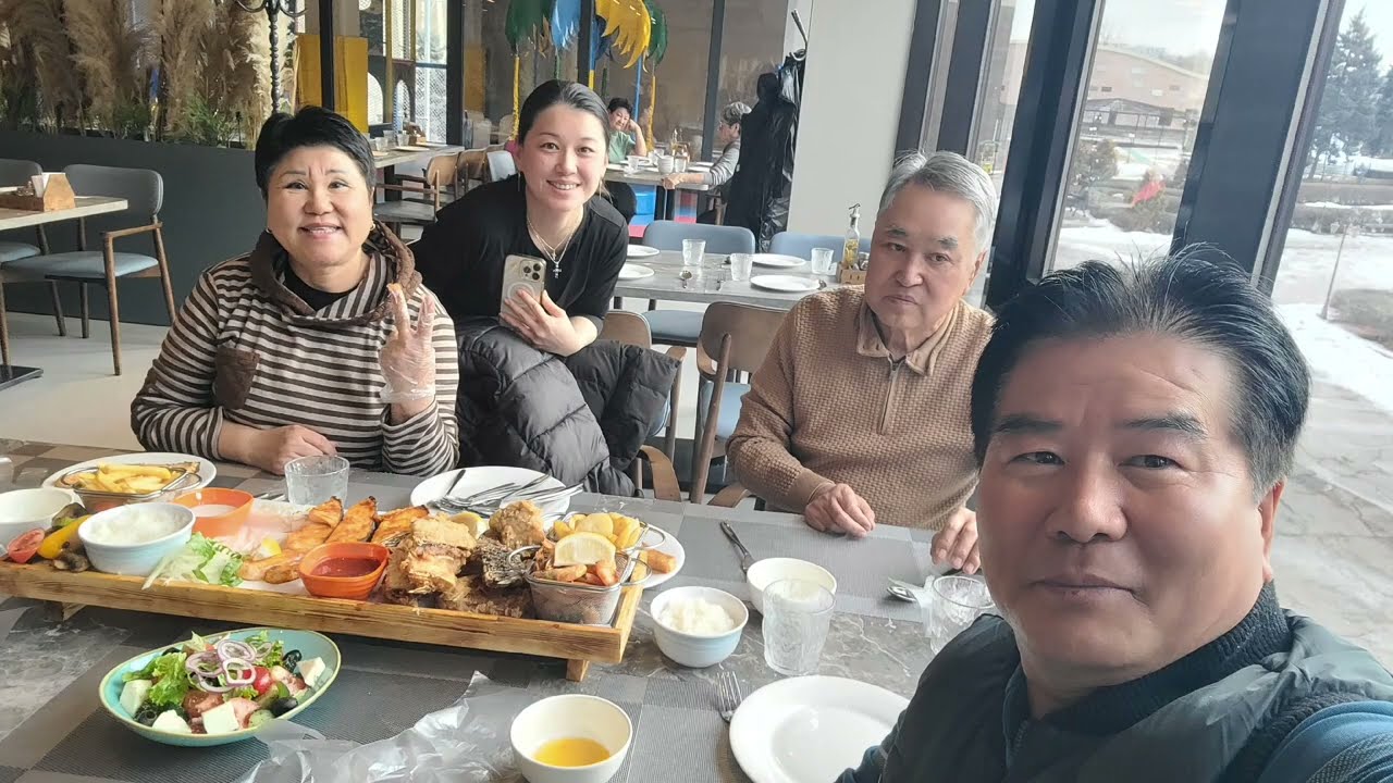 [카자흐스탄 여행(20)] 알마티 처형사돈 아파트 무료숙식, 고려인식 집밥, 한국요리 전수, 외식