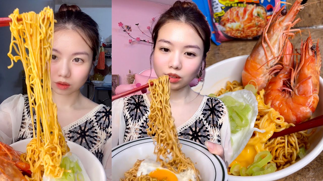 M&igrave; 2 T&ocirc;m + Ph&ocirc; mai + Trứng 😜 | KIMKH&Aacute;NHN&Egrave; Vitaminkk