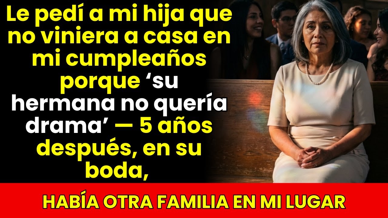 ‘No vengas a casa, tu hermana no te quiere aquí’, le dije a mi hija — el día de su boda entendí lo