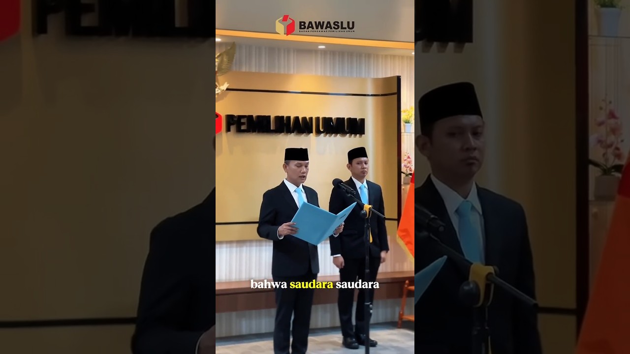 Sekjen Bawaslu Ferdinand Eskol Tiar Sirait lantik 298 pejabat untuk perkuat kesiapan Pemilu 2026
