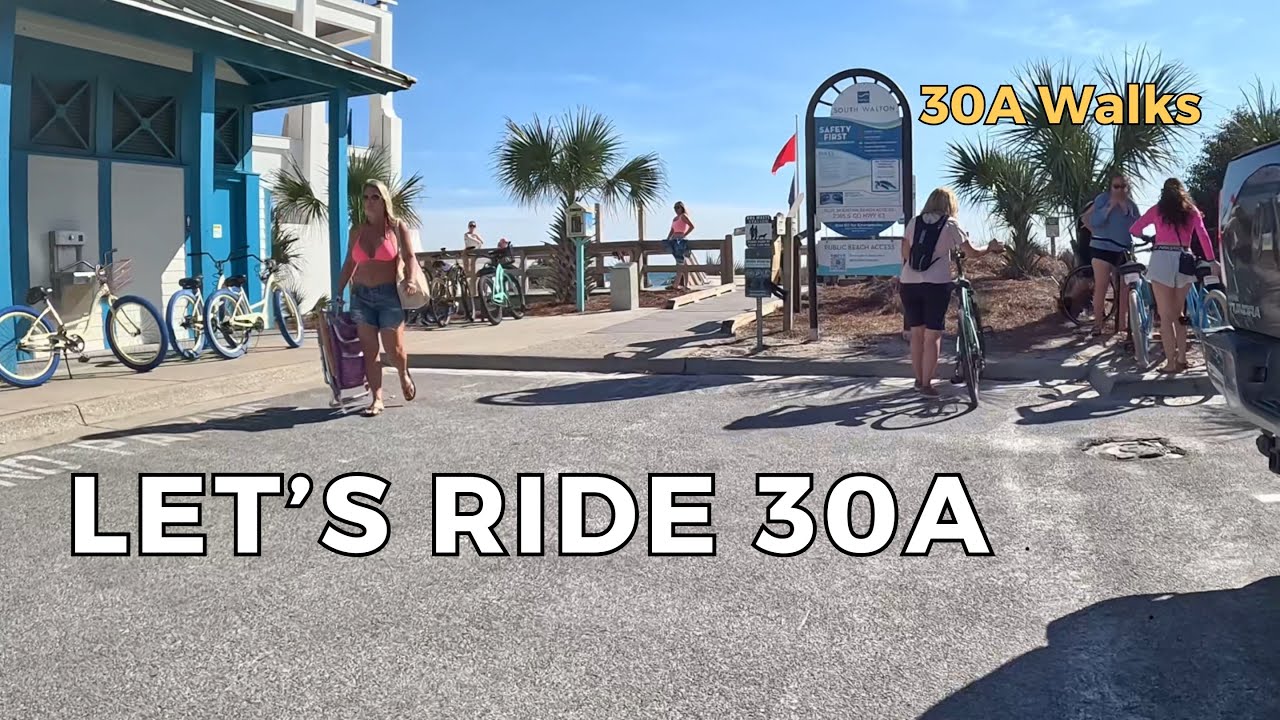 Bike Ride along 30A, Santa Rosa Beach, FL