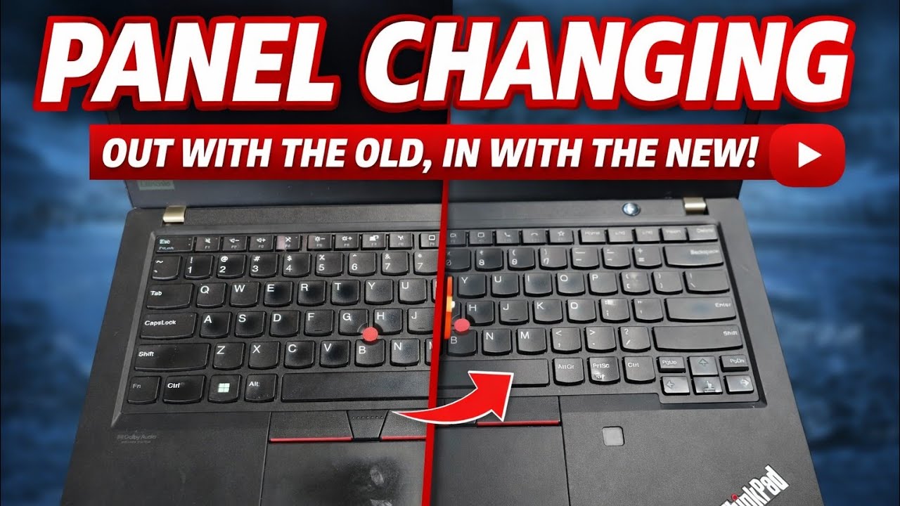 Lenovo ThinkPad T14 Gen2 C panel changing #laptop 