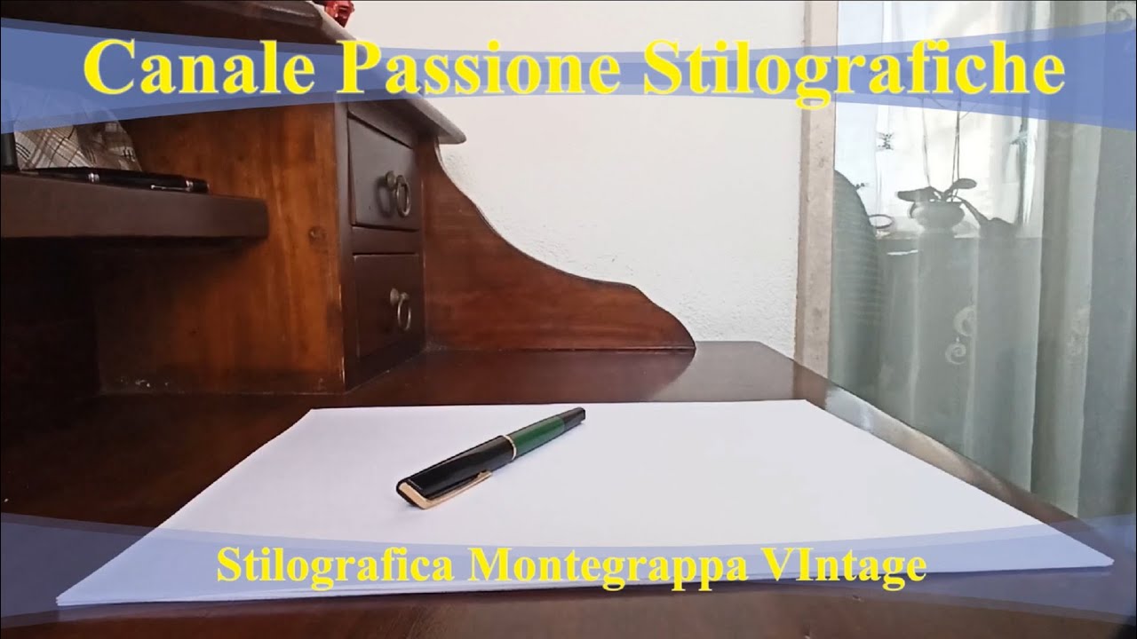 Montegrappa stilografica vintage - recensione in italiano