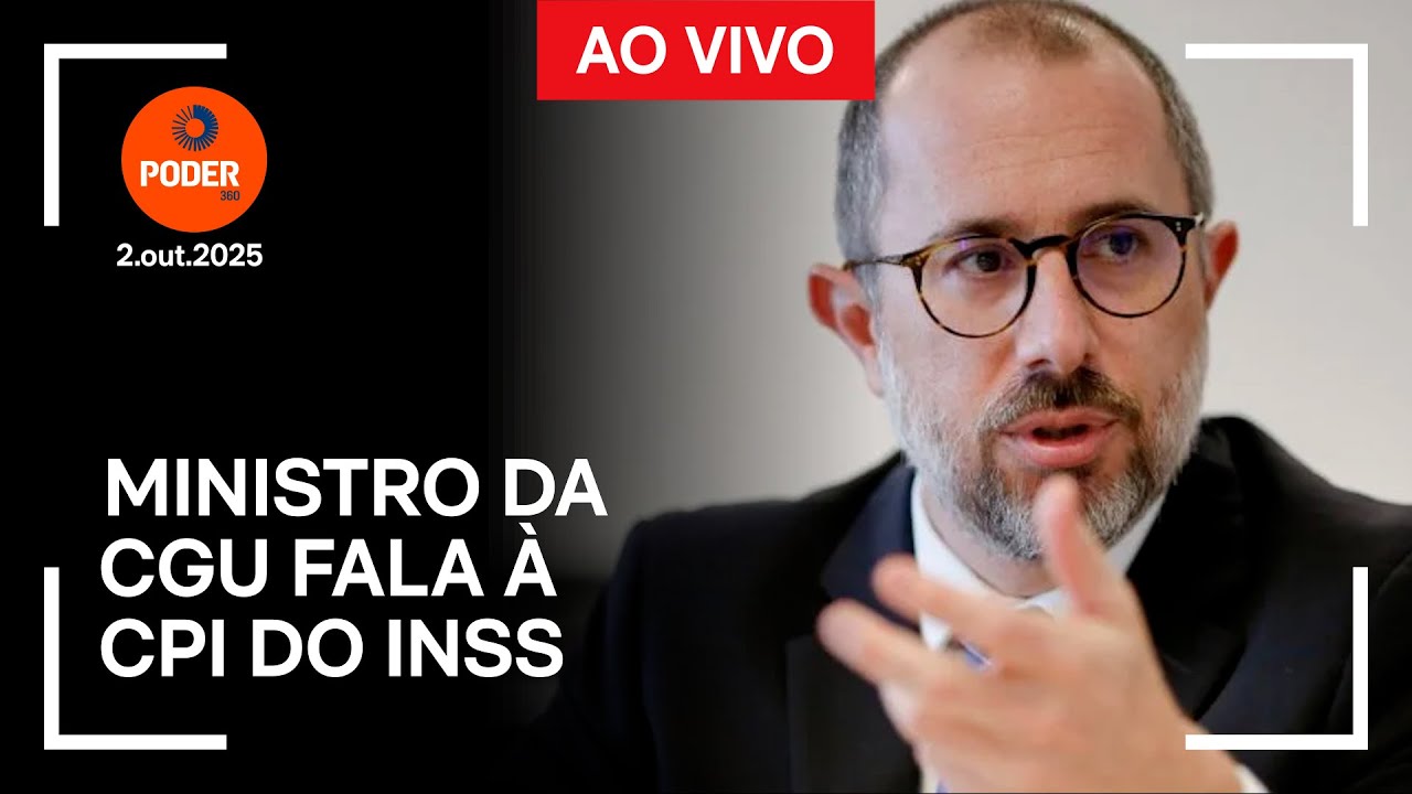 Ao vivo: Ministro da CGU fala à CPI do INSS
