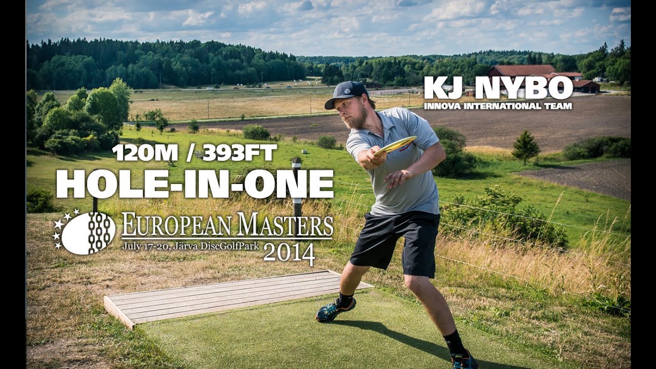Disc Golf Hole In One - KJ Nybo Hole 12 @ European Masters 2014