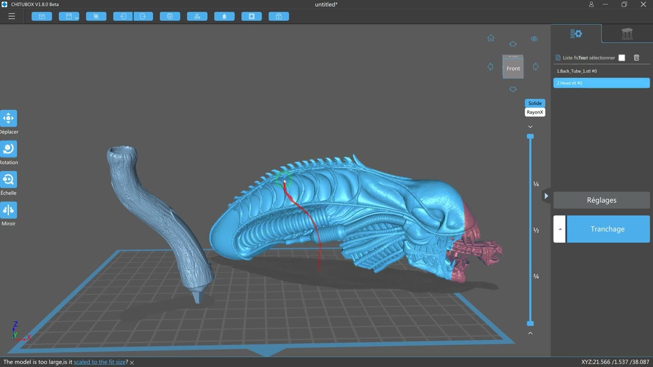 Impression 3D en résine, comment utiliser Chitubox pour preparer les pieces