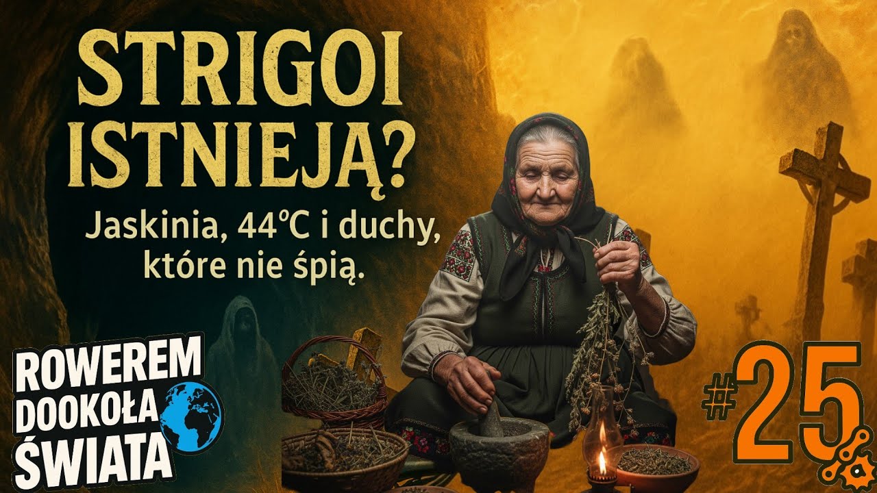 Rumunia - Legenda o strigoi, jaskinia i podjazd w 44°C. Podróż Rowerowa