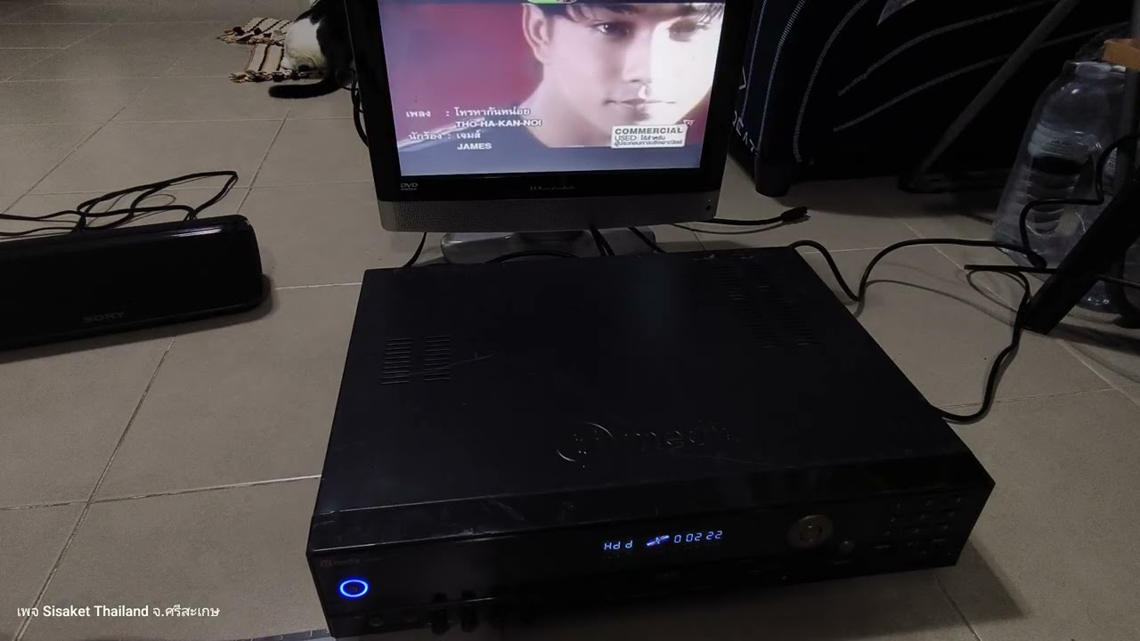 เครื่องเล่นคาราโอเกะ TJ media TKR 350T สินค้ามือ2 ใช้ได้ปรกติ มีรีโมท หนังสือเพลง  โทร 0815851998