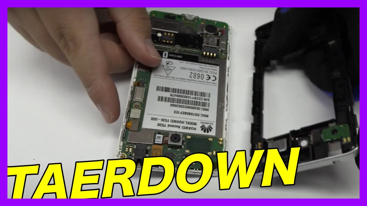 Huawei Ascend Y530 Teardown