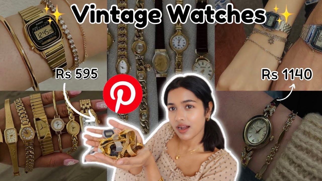 Pinterest Vintage Watches starting Rs 500 only | sonata,casio,branded watches #amazonfinds