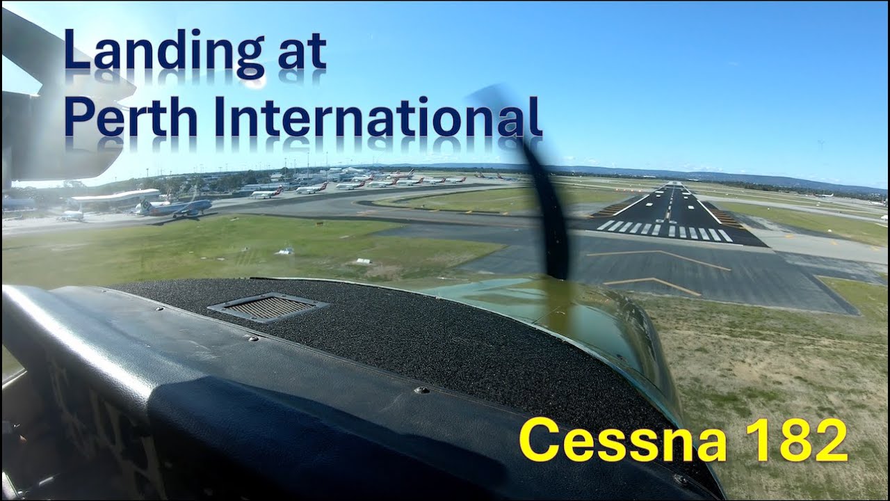 Landing a Cessna at an International Airport
