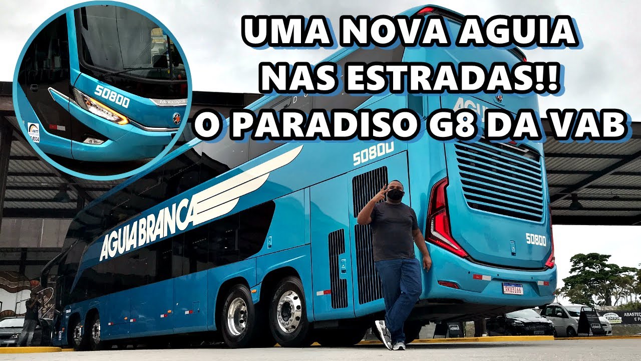 A Viagem INAUGURAL! Conheça o Marcopolo G8 da Águia Branca