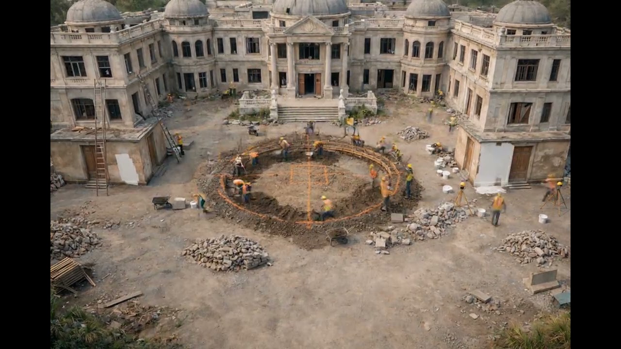 From Ruins to Royalty: The Transformation of an Abandoned British Palace