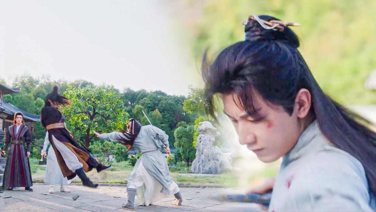 反派瘋狂殺向李蓮花，卻被他一掌震飛十米，死不瞑目！#蓮花樓 #成毅