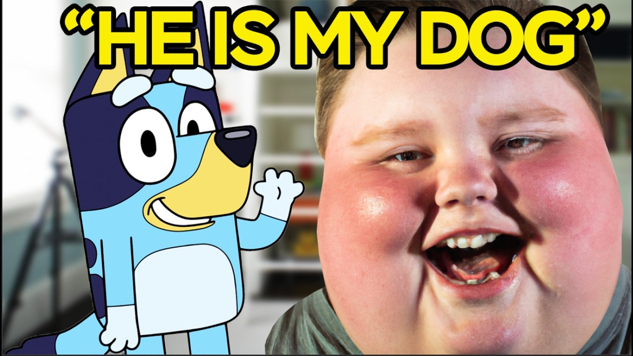 Kid Thinks BLUEY is actually REAL...😂