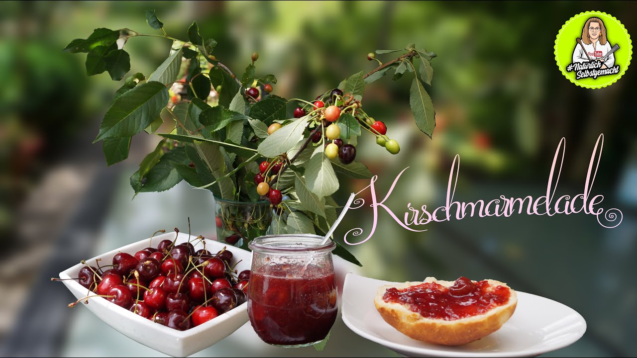 Kirschmarmelade mit Vanille