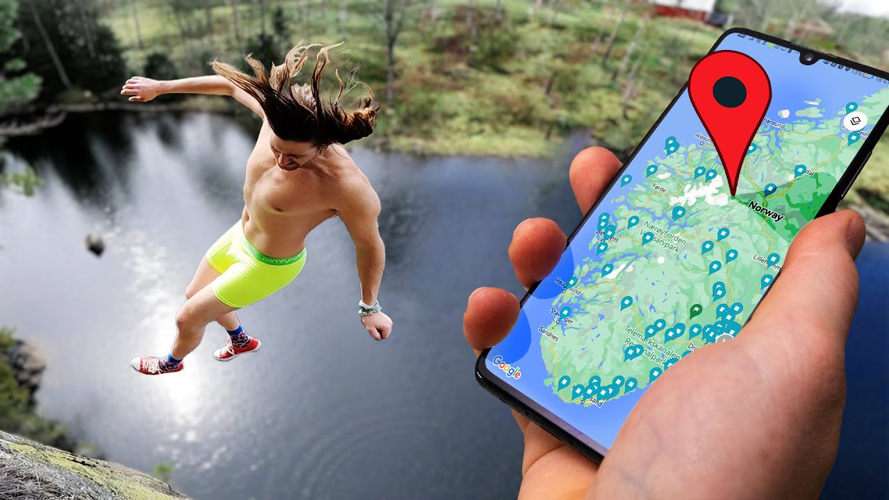 Finding HIDDEN Cliffs on Google Maps