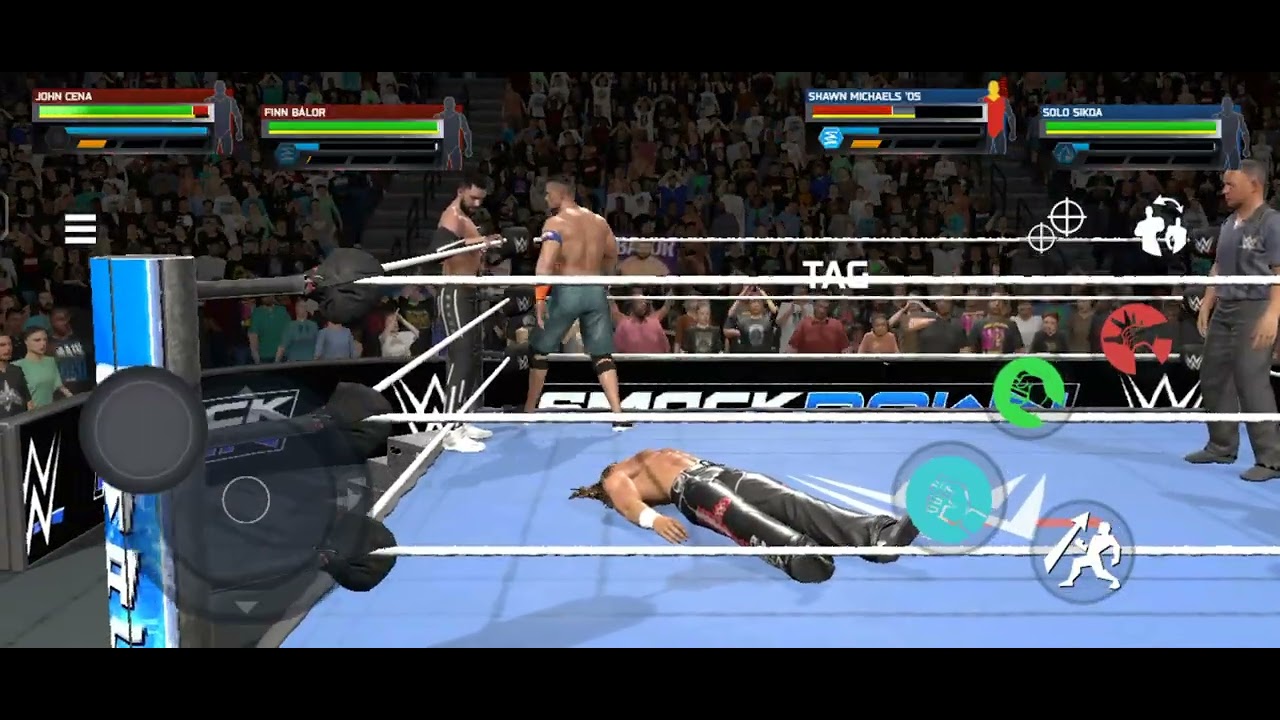 Jhon Cena & Finn Bálor VS Shawn Michaels & Solo Sikoa  Tag Team Match WWE 2K25 Netflix Edition