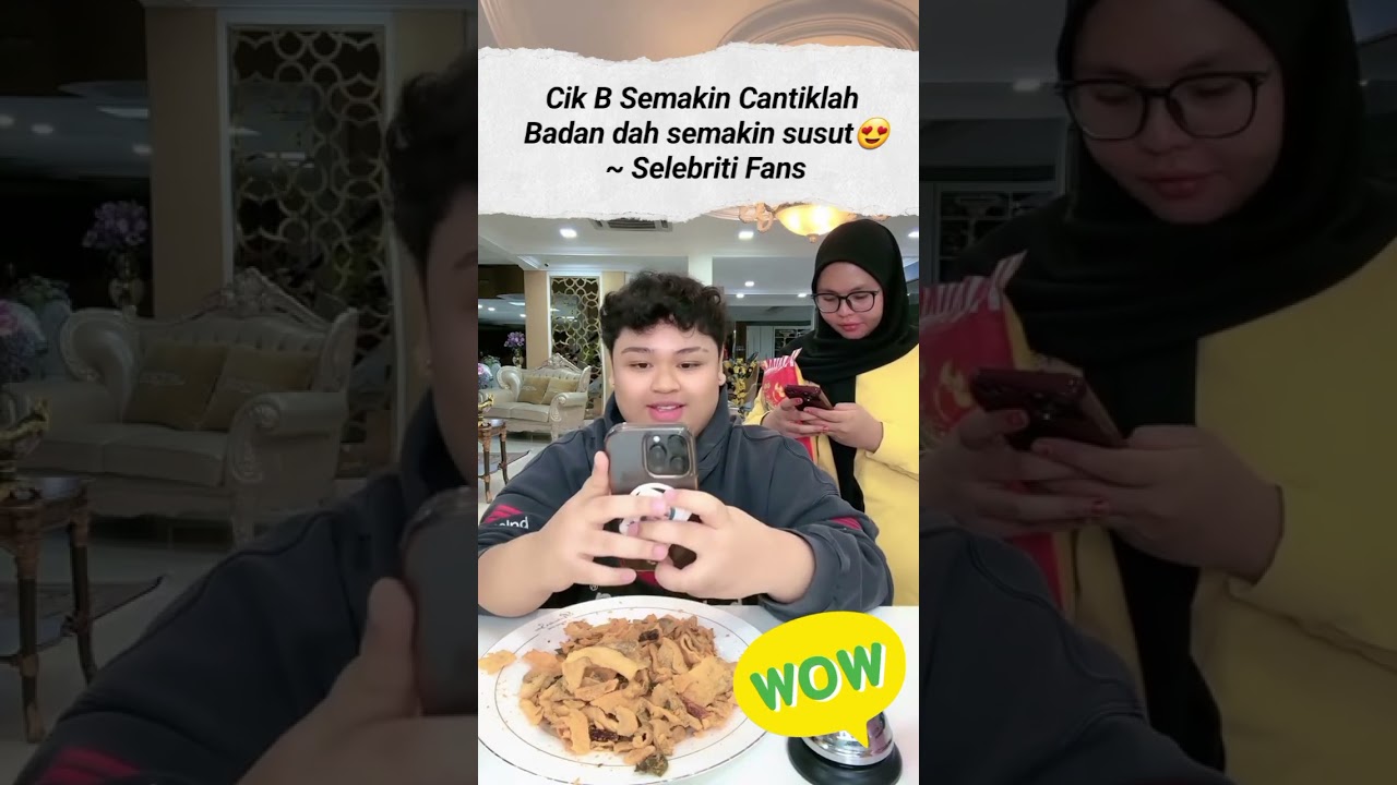 Cik B Dah Kurus Muka Auto Nampak Comel 😍