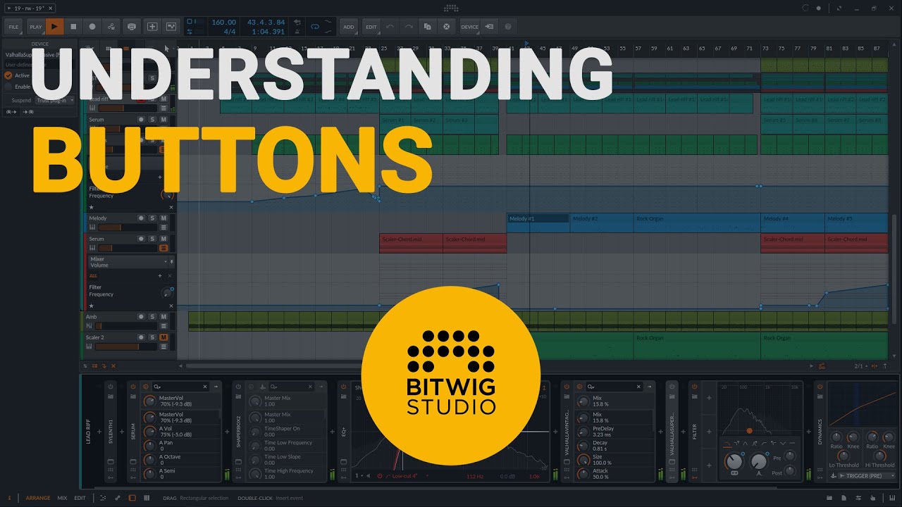 How to use the Bitwig Buttons modulator tutorial