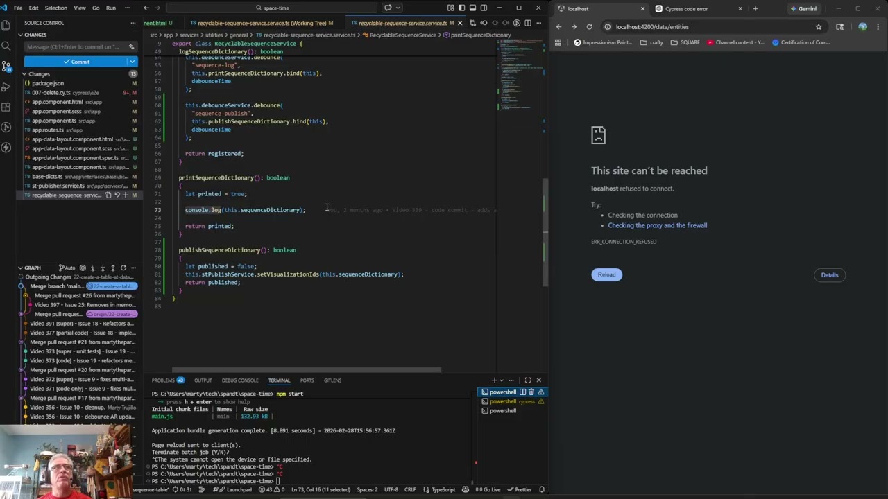 013 -ThreeJS and Angular Space And Time Application: Say Hello DreamHost Build.