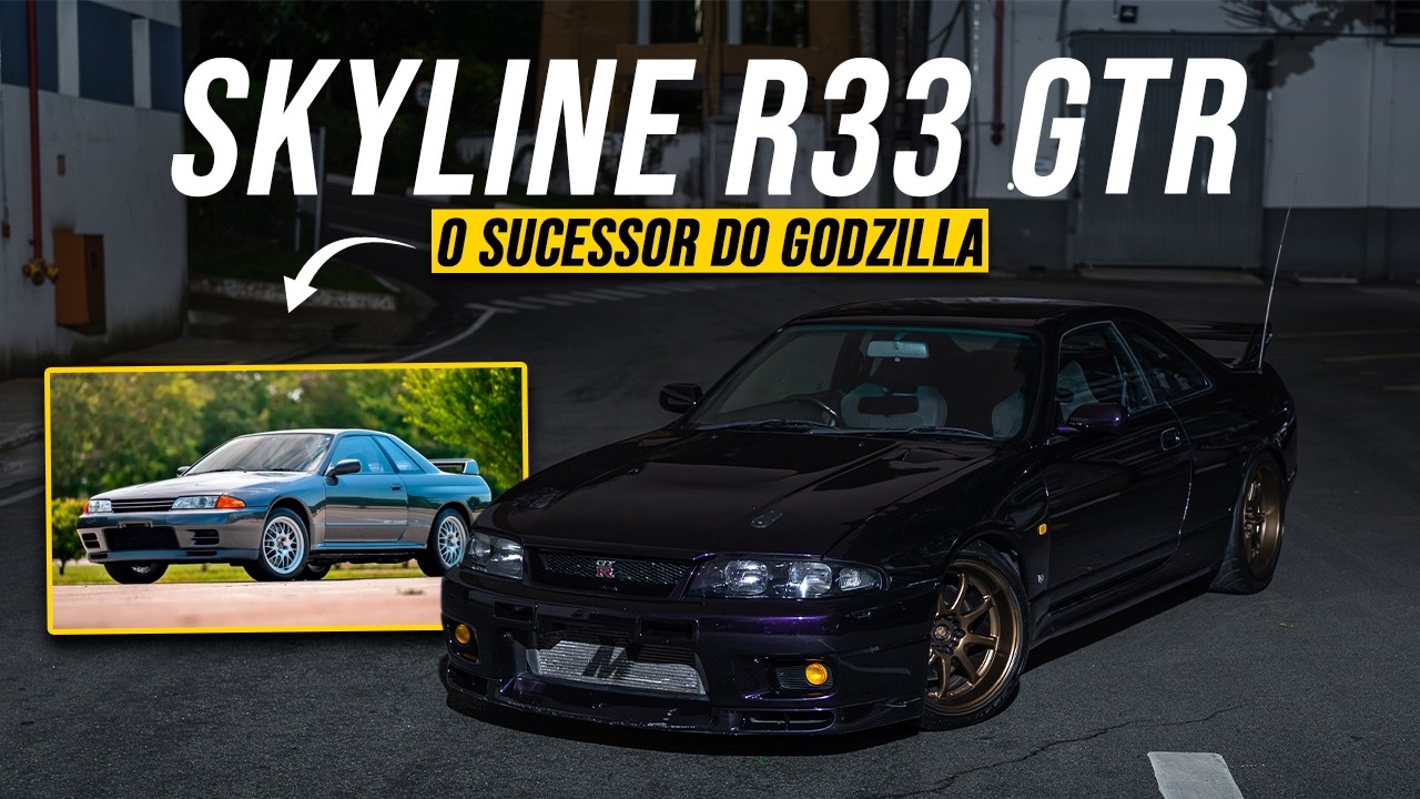 Conheça o sucessor do Godzilla - Skyline R33 GTR!