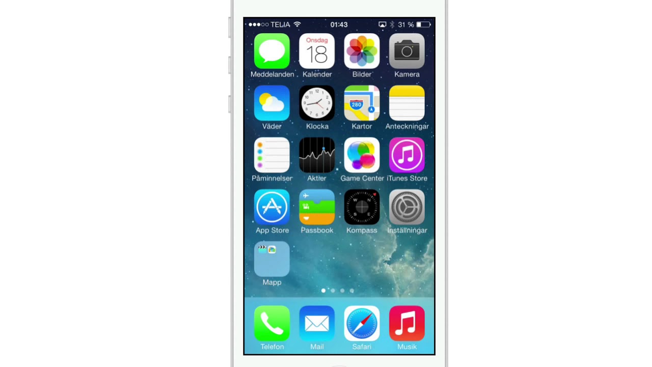 Videogenomgång av iOS 7 Del 2 (Arkivmaterial)