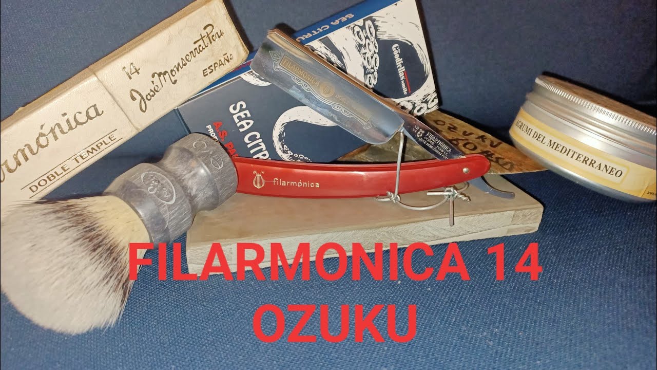FILARMONICA 14 DOBLE TEMPLE ROSSO....SU OZUKU DURISSIMA..... SAPONE BIGNOLI AGRUMI DEL MEDITERRANEO