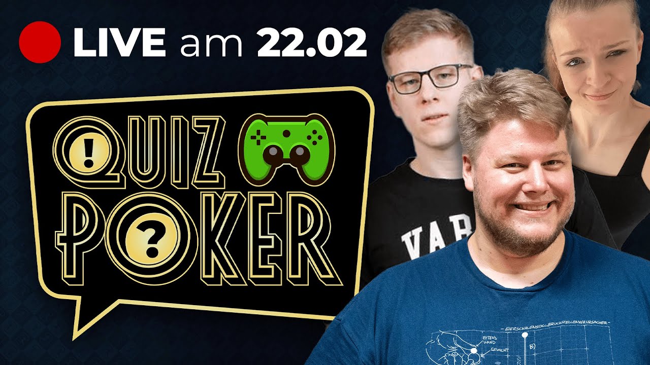 RICHTIGES POKER bei Quizpoker mit Varion & Sintica!
