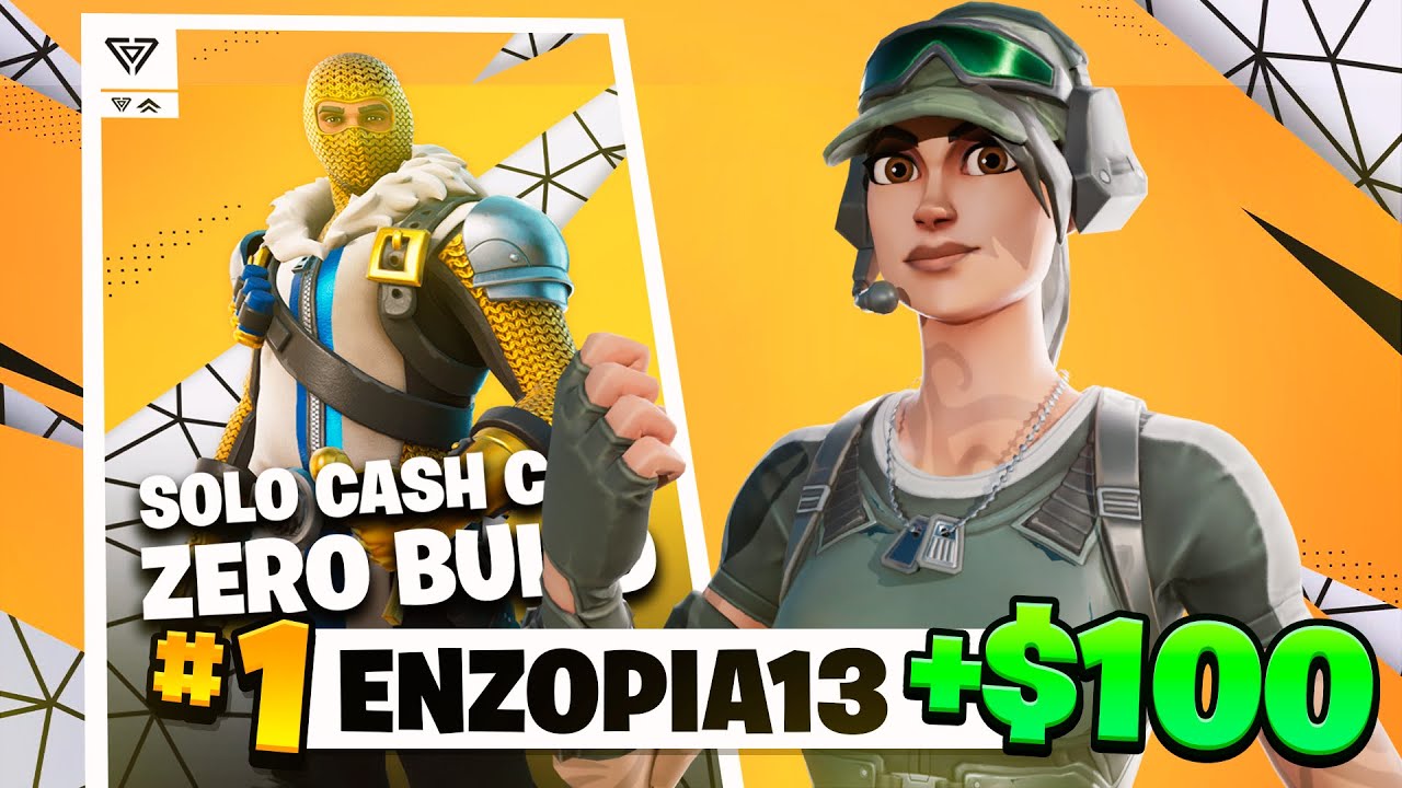 ASI GANE MIS PRIMEROS EARNINGS EN LA SOLO CASH CUP ZERO BUILD (100$) 🏆 - Enzopia13