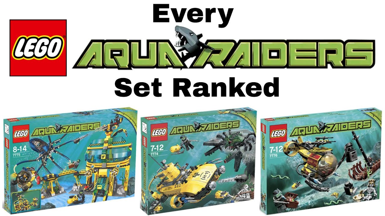Every LEGO Aqua Raiders (2007) Set Ranked