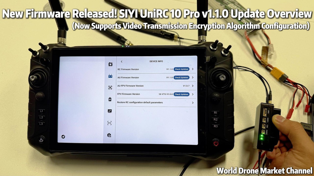 New Firmware Released! UniRC 10 Pro v1.1.0 Update Overview #update #firmwareupdate #drone #siyi
