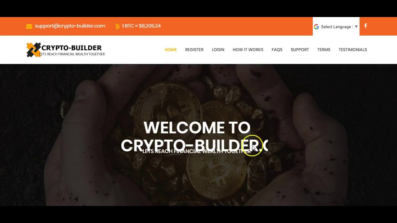 Let's Reach Financial Wealth Together With The Crypto-Builder Team
