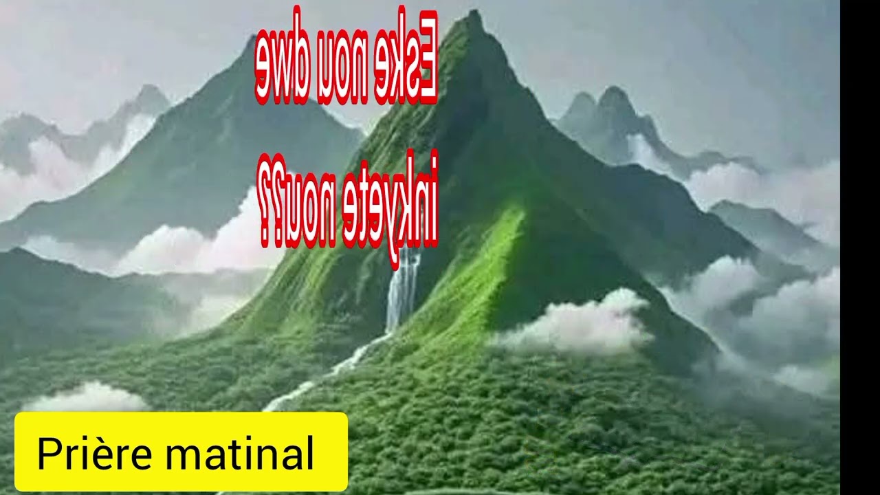 Nan tout bagay fè BonDye konnen benzwen yo ak Dieu.