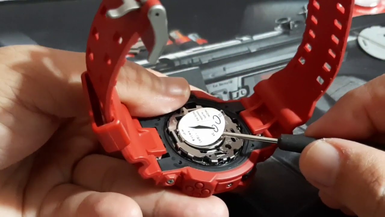 How to replace Gshock 3255 battery ...