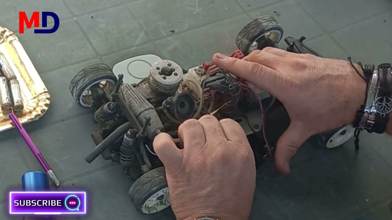 Restauro Nitro RC Auto Mclaren a Scoppio trovata in una villa abbandonata - Scala 1/10 - Parte 1