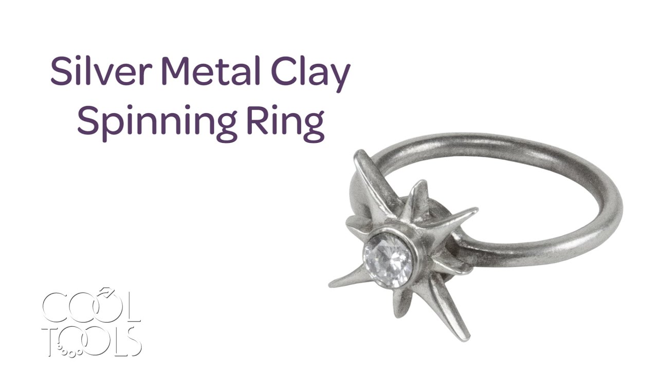 Cool Tools | Silver Metal Clay Spinning Ring by Karen Trexler