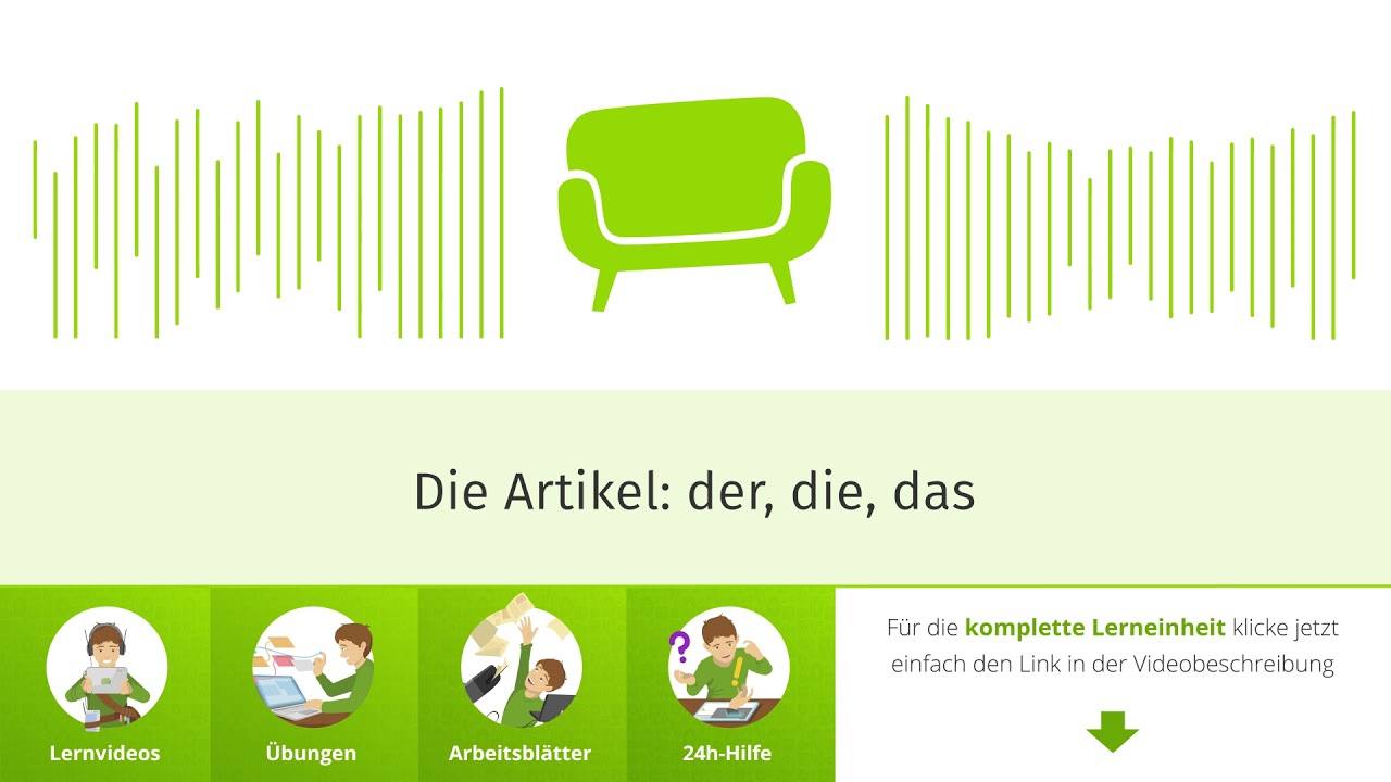 Die Artikel: der, die, das einfach erklärt | sofatutor