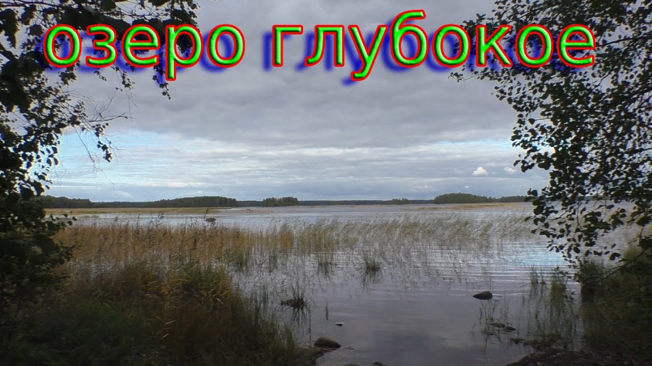 Озеро Глубокое. Выборгский район. Новое место. Рыбалка.