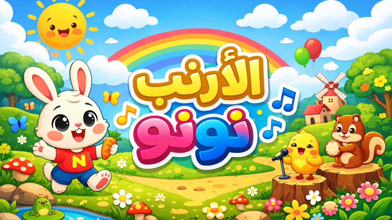 الأرنب نُونُو 🐰 | أغنية أطفال ممتعة ومليئة بالمغامرة 🌳🎶 | قفز هوب هوب!
